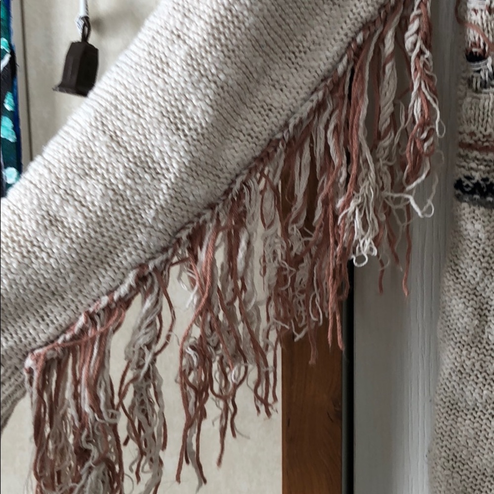 American Rag Fringe Sweater